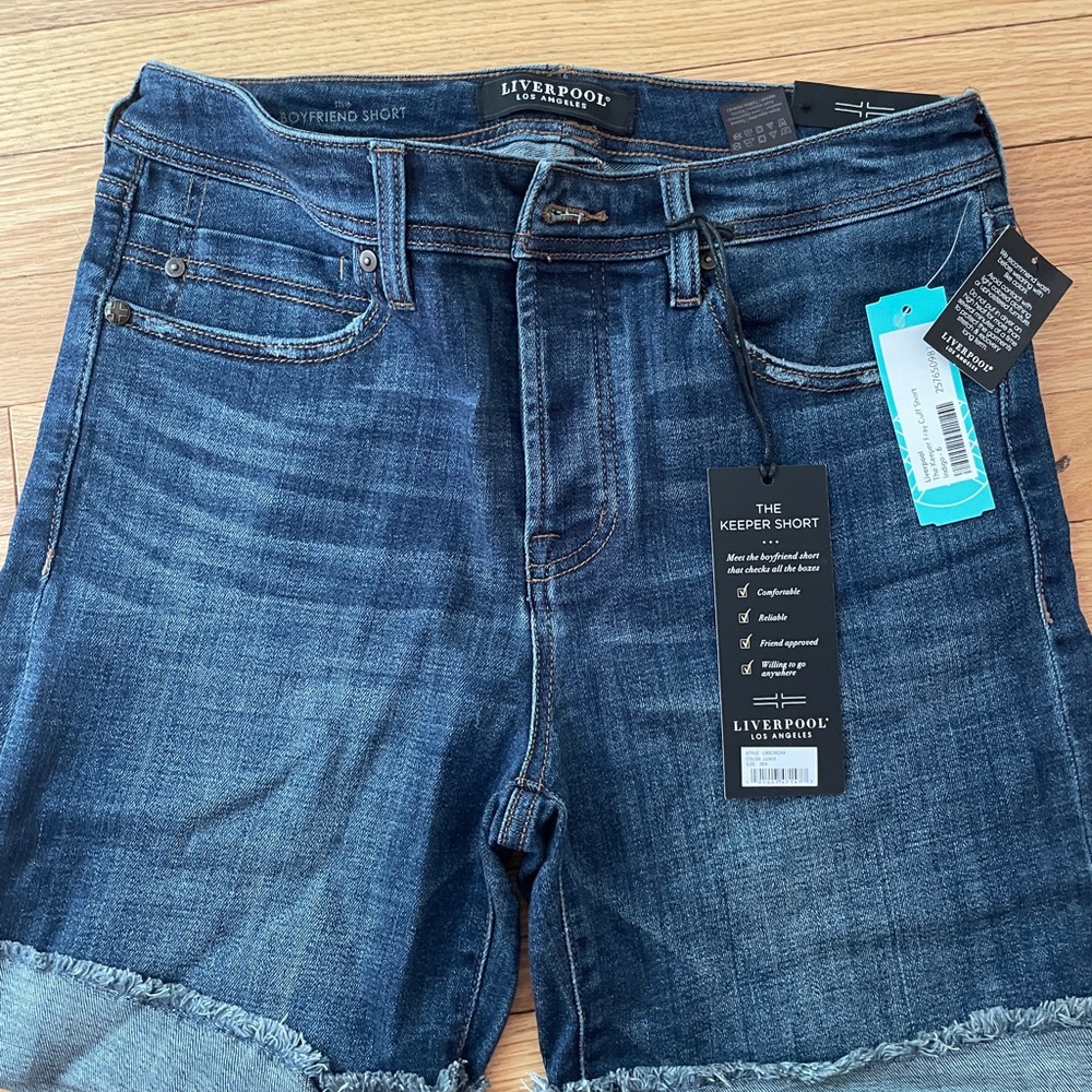 Women’s Liverpool shorts, 28/6, NWT.